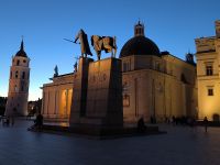 Vilnius am Abend