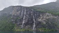 Geiranger Fjord: die sieben Schwestern