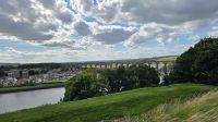 die Eisenbahnbrücke über den Tweed in Berwick upon Tweed