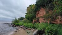 Rotes Cliff am Peipussee (Peipsi)