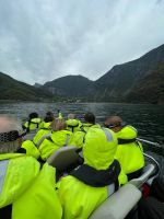 Speedboot am Sognefjord