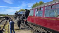 umkoppeln der Strathspey Railway