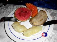 Guave, Kochbanane und Maniok