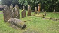 Hogback auf dem Friedhof von Luss