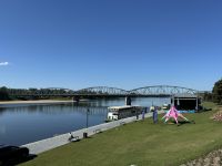 Die Weichsel mit Pilsudski-Brücke