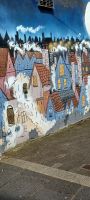 Graffiti am Museumseingang