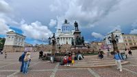 Helsinki - Senatsplatz mit Dom