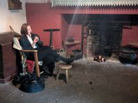 Musik am Torffeuer im Folk Park