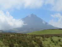 Blick auf Berg Pico - Insel Pico, Azoren