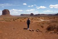 Eberhardt-Reisebegleitung Vicky Kern im Monument Valley