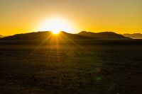 Sonnenaufgang in der Namib