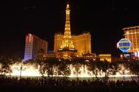 Wasserspiele vor dem Eiffelturm