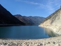 108. Staudamm auf dem Rückweg vom Tyax Resort nach Lillooet