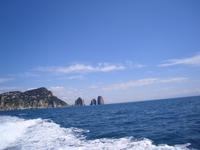 Insel Capri Faraglioni-Felsen