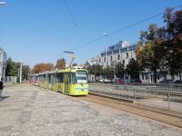 Fahrt mit der Brünner Straßenbahn ins Zentrum