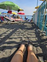 nach der Anreise erstmal am Meer entspannen