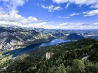 Blick auf den Bohinjsee vom Vogelplateau aus