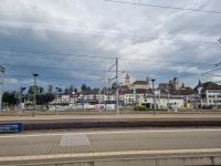 Fahrt mit dem Voralpen-Express von St. Gallen nach Luzern... (Schloss Rapperswil)