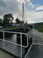 Die Schleusentreppe am Kaledonischen Kanal