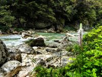 An der Soca im Triglav Nationalpark unterwegs