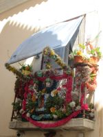 Balkon in der Altstadt /Alfama