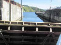 die Schleusung ist  bald geschafft