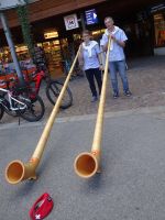 Zermatt - würdige Begrüßung...