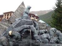 Zermatt, Murmeltierbrunnen
