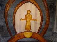 Hurtigruten: Trondheim: im Nidarosdom: Sami-Altar