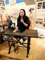 Im Strohhutmachermuseum in Domzale