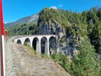 Fahrt mit dem Glacier-Express... - Landwasserviadukt