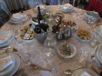 Abendessen auf der Quinta