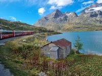 Fahrt mit dem Bernina-Express... - Lago Bianco