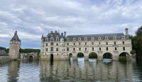 RADREISE LOIRE 3.-11.9.24: Das Schloss Chenonceau vom Wasser aus gesehen
