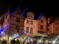 RADREISE LOIRE 3.-11.9.24: Der nächtliche Place Plumereau in Tours