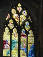 RADREISE LOIRE 3.-11.9.24: Ein weiteres Fenster von Marc Chagall in der Kathedrale von Metz