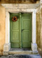 Schöne Tür in Stanjel