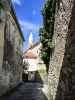 Blick auf die Kirche des Heiligen Daniel, Stanjel
