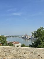 Burgpalast Budapest - Blick zum Parlament
