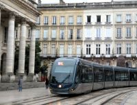 Moderne Straßenbahn in Bordeaux 