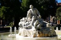 Brunnen auf dem Place Wilson in Tourlouse