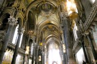 in der Kathedrale La Fouvière in Lyon