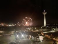 Skylon Tower und Feuerwerk
