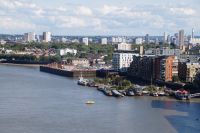 schwimmender Schrebergarte in London