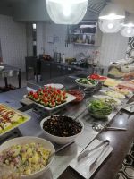 Frühstück im Hotel Kazzhol in Almaty