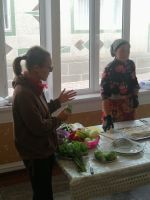 zu Besuch bei Dunganen zum Abendessen, Dorf Irdyk