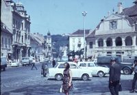 Das Rathaus von Kronstadt im August 1970