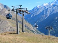 309 Zermatt - Ausflug auf das Kleine Matterhorn - Gondelbahn zum Schwarzsee