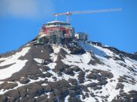 444 Ausflug auf das Schildhorn - Blick zum Gipfel von der Station Birg