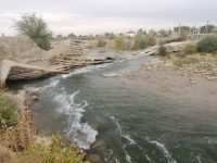 Fotostopp am Fluss Talas: Schlachtstelle zwischen Chinesen und Arabern